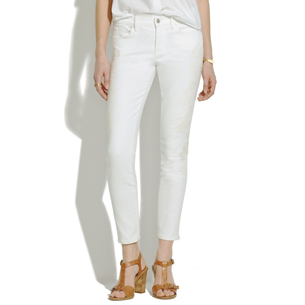 NWT Madewell Skinny Off-white Jeans
